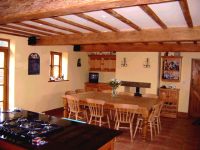 dining kitchen of barn conversion at Laceby, Lincs