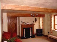 living room at converted barn, Lincs
