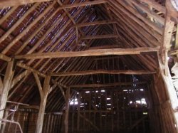 Suffolk Timber Frame Of Barn