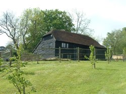 Detached converted barn with paddock on Kent / Sussex border near Robertsbridge