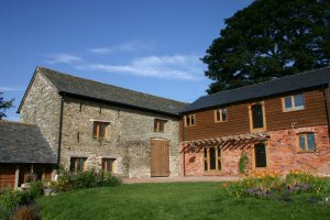 Converted barn on Powys / Shropshire border