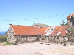 Unconverted barns for sale with planning near Penzance, Cornwall
