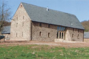 Rural barn conversion in Monmouth, Gwent, Wales