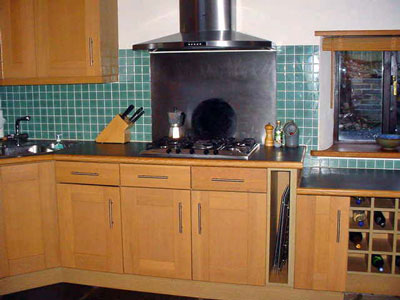 Stone built barn conversion in Llanddewi on the Gower Peninsula, near Swansea, in Wales