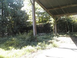 Oak framed open sided French barn without land to be dismantled and removed from present site