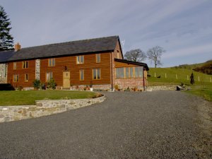 Converted barn in Trefeglwys, near Caersws, Powys