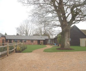 Converted barn near Chichester, West Sussex