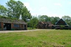 Three bedroom farmhouse with outbuildings and land, in Ewhurst, near Guildford in Surrey