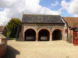 Converted freehold barn for sale ten miles from Bury St Edmunds, Suffolk