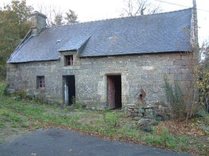 Unconverted barn in Pontivy, Brittany, France