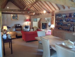 Single storey conversion of former dairy building in Bowbeck, near Bury St Edmunds