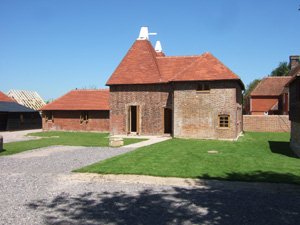 Converted oast house, Piltdown, East Sussex