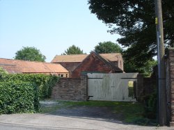 Unconverted barn in the small village of West Butterwick, near Scunthorpe in Lincolnshire