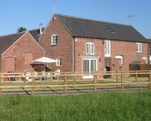 Listed barn conversion in Enson, Staffordshire
