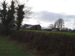 Partly converted barns set in seven and a half acres of land in Carmarthenshire