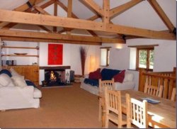 Four bedroom barn conversion on eight acres of land in Burrington, near Umberleigh, Devon