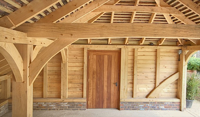 Ex Display Oak Barn Frames