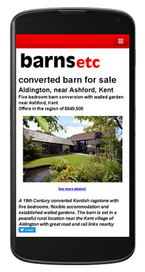 Barnsetc is a fully responsive website