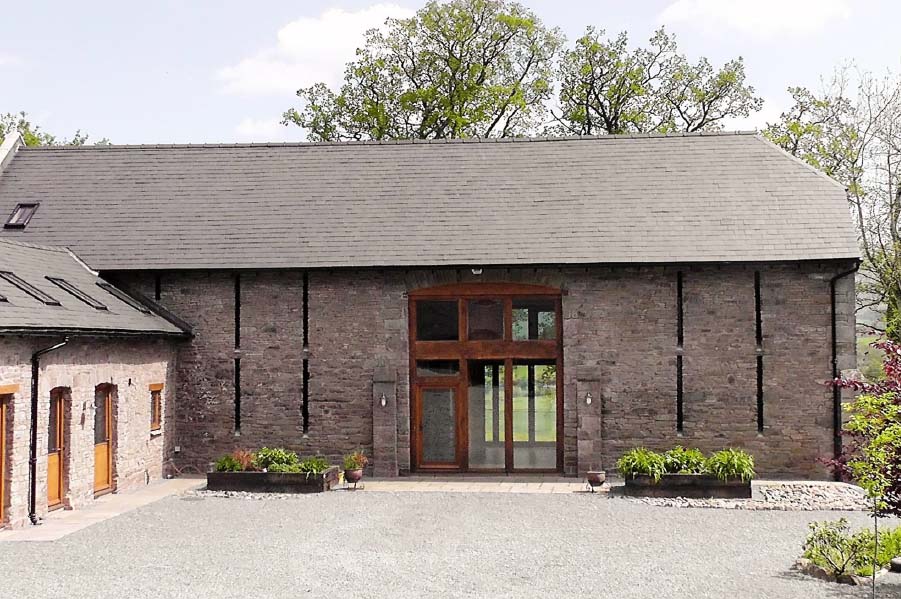 Barn Undergoing Conversion on England Wales Border