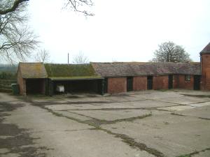 Unconverted barn in courtyard setting near Shrewsbury in Shropshire