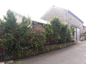 Barn with planning permission for conversion near Oswaldtwistle, Lancashire