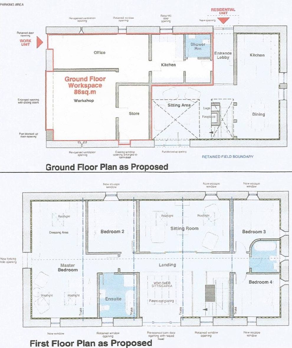 Floorplan of Unconverted barn near Kirkby Lonsdale