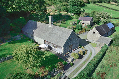 Medieval hall house with converted granary and barn