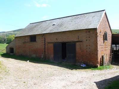 Barn for conversion near Ludlow, Shropshire