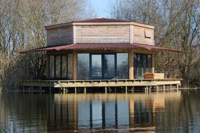 Lodge / hide near Wells, Somerset