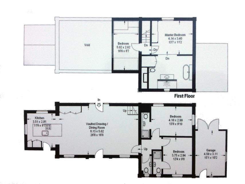 Floorplan of Coach house conversion near Newbury, Berkshire