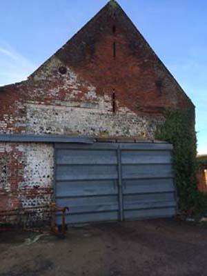 Grade II listed unconverted barn near Northrepps, Norfolk