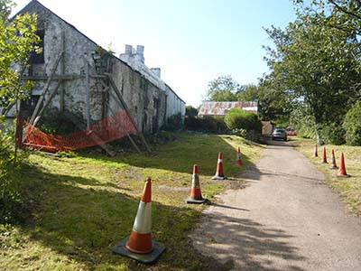 Unconverted barn in Cardiff, South Wales