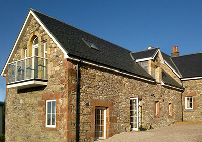 Converted barn in Arran