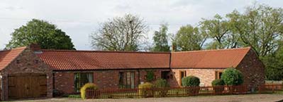 Converted barn near Louth in Lincolnshire