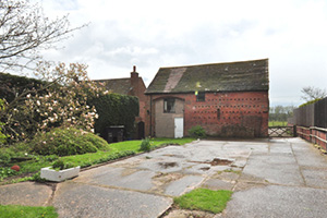 Partly converted barn with planning permission for conversion in Gunstone, South Staffordshire