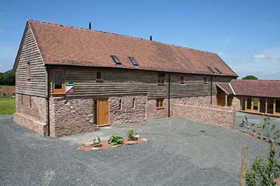 Converted barn near Leominster,  Herefordshire