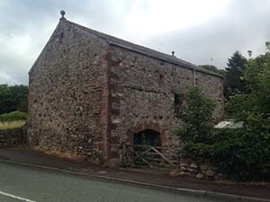 An unconverted barn with planning permission in Bootle, near Barrow-in-Furness, Cumbria