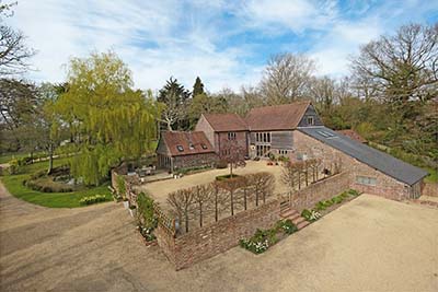 Barn conversion with annexe in East Sussex