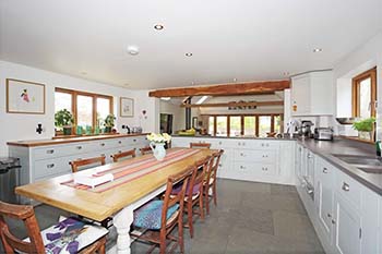 Converted barn with 2.5 acres of land, lake and self contained annexe in Buxted, East Sussex