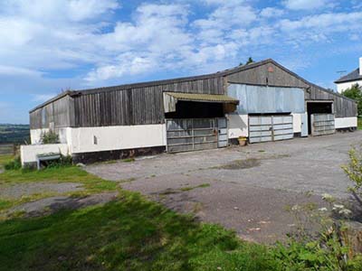 Steel frame barn for conversion