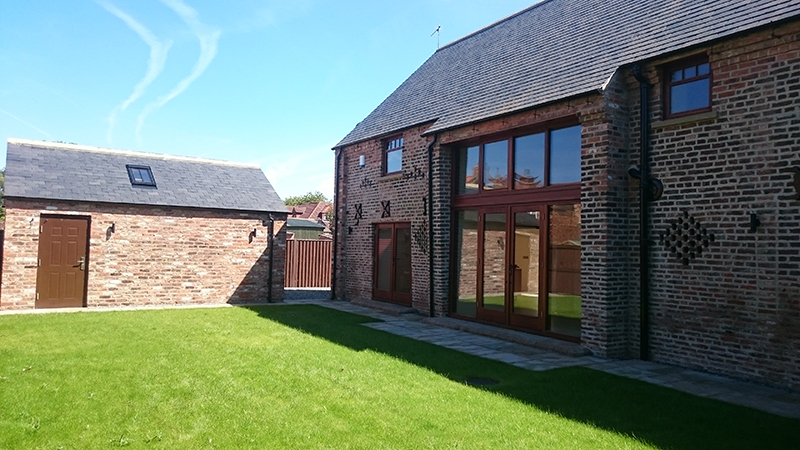 Newly converted barn in Barmby on the Marsh, East Yorkshire