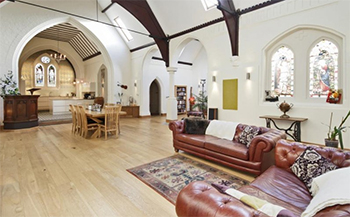 Five bedroom church conversion near Bromsgrove, West Midlands