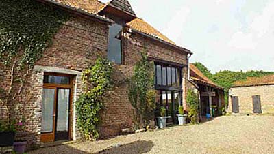 Two converted barns in Saulchoy in the Nord Pas De Calais