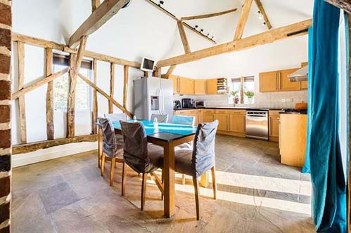 A detached luxury barn conversion with large garden in Walkern, Hertfordshire