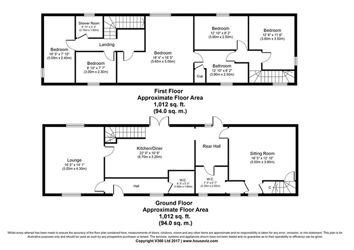 Floorplan of Converted barn in Banwen, near Neath