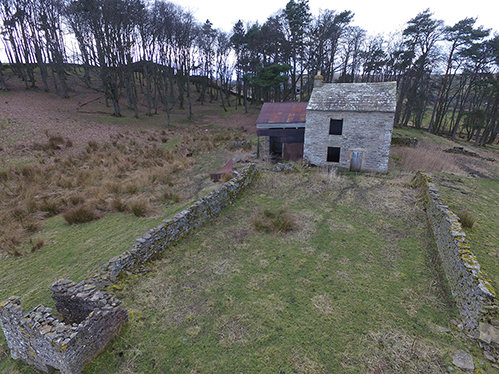 Barn with planning permission in Wearhead near Stanhope and Alston