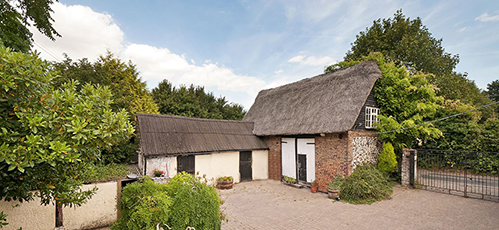 Thatched barn in Ash near Canterbury