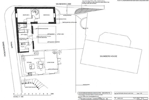 Floorplan of Thatched barn in Ash near Canterbury