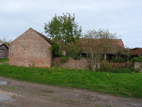 Unconverted barn courtyard in East Yorkshire