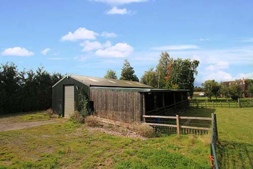 Unconverted barn with land near Tamworth